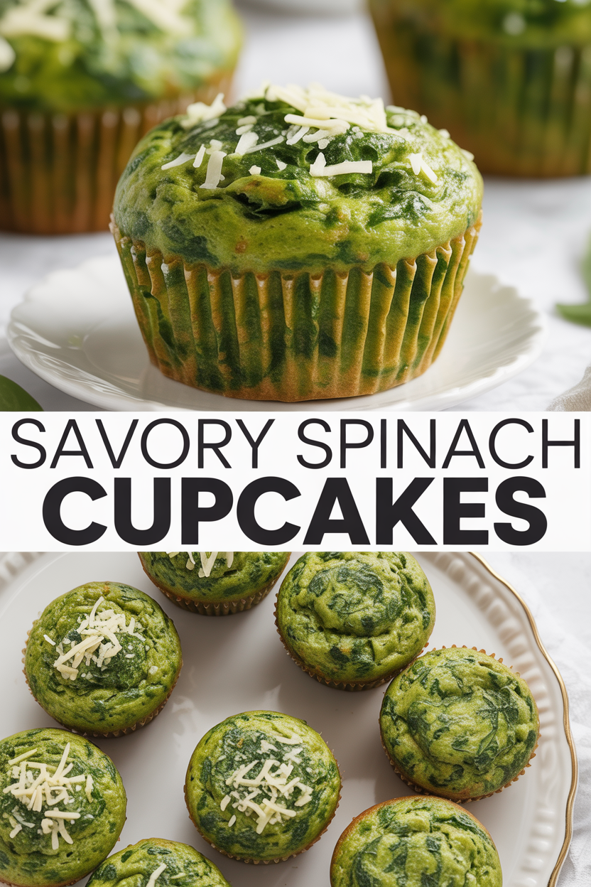 Savory Spinach Cupcakes: Vegan Green Goodness That Fools Everyone